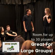 Load image into Gallery viewer, Awkward Dinosaur Side-Splitting Party Improv Card Game