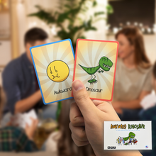 Load image into Gallery viewer, Awkward Dinosaur Side-Splitting Party Improv Card Game