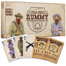 Load image into Gallery viewer, Wild West Rummy Family Card Game Board Game For Families Adults Kids Teens 2 Players Seniors
