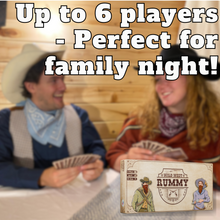 Load image into Gallery viewer, Wild West Rummy Family Card Game Board Game For Families Adults Kids Teens 2 Players Seniors
