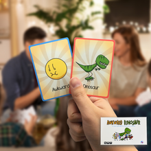 Load image into Gallery viewer, Awkward Dinosaur Side-Splitting Party Improv Card Game
